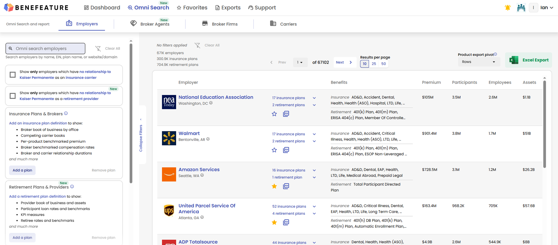 Employer Search Interface